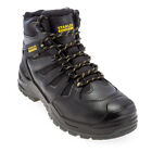 Stanley FatMax Wellbank Waterproof Safety Leather Boots Black Waterproof Size 12