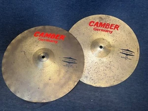 Pair Of Older Camber Germany 14” Hi Hat Cymbals - Picture 1 of 10