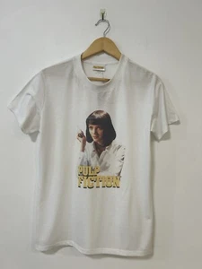 PULP FICTION VINTAGE T SHIRT - Womens Sz M Uma Thurman Jon Travolta Samuel - Picture 1 of 9