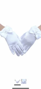 White Gloves Size 9-15 Year - Picture 1 of 3