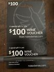 Bouteilles de vin 100 $ nakedwines.com étui bon de livraison coupon blanc rouge mélange