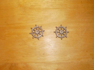 X2 VINTAGE KEILKRAFT PLASTIC SHIPS WHEELS 30mm - Picture 1 of 2