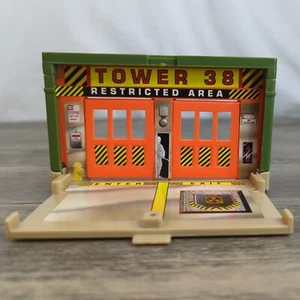 Vtg 1990 Matchbox Tower 38 Restricted Area Military Car 2 Door Garage Rare - Picture 1 of 12