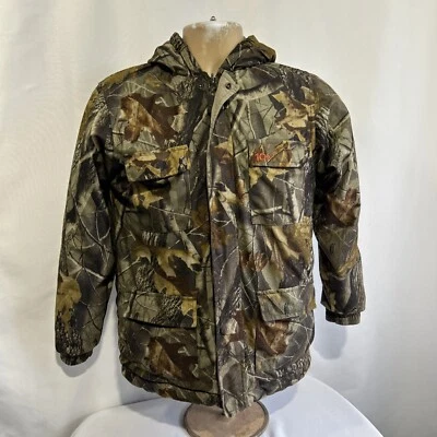 10X Brand Youth Camo Camouflage Hunting Jacket Size XL Coat Reversible Realtree  - Image 1 of 4