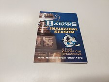 JS15 Cleveland Barons 2001/02 Minor Hockey Pocket Schedule - Team