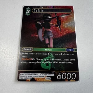 Yuffie WAVE 1 Opus 1 1-085R FOIL Final Fantasy TCG Card Game NM - Picture 1 of 1