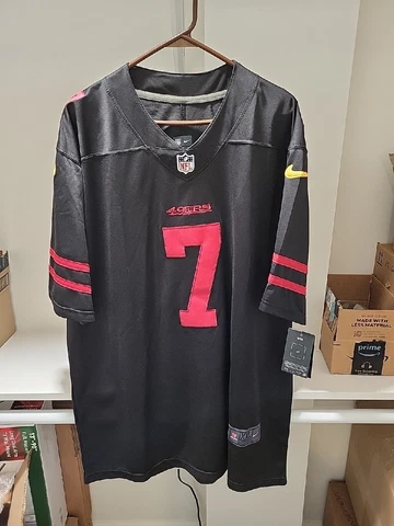 Colin Kaepernick San Francisco 49ers Black Jersey NFL On Field Nike XXL NWT Cover