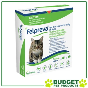 Felpreva Spot On Pipette For Large Cats 5-8kg 2 Pack - Picture 1 of 1