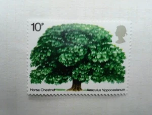 1974 British Trees / Horse Chestnut (SG949) Lightly Hinged Stamp Set - Picture 1 of 1