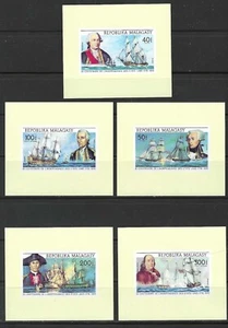 MALAGASY , USA , 1976 , US BICENTENNIAL , 5 SOUVENIR SHEETS , IMPERF , MNH - Picture 1 of 1