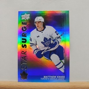 2023-24 Upper Deck Series 1 Hockey Matthew Knies Star Surge Holo Foil # SS-15
