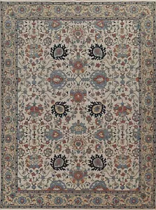 Ivory/ Beige Traditional Ziegler Turkish 8x10 Area Rug Wool Hand-knotted Carpet - Picture 1 of 12