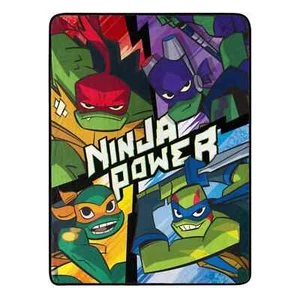 Nickelodeon Turtles Ninja Power blanket - Picture 1 of 4