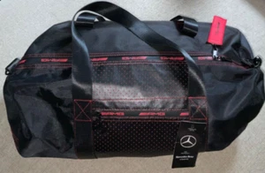Mercedes AMG Bag Black/Red Duffel Gym Travel Bag & Blanket with Tag See Pics - Picture 1 of 15