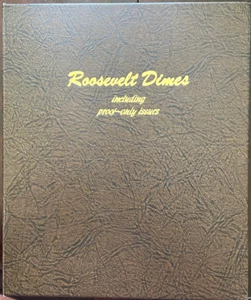 Roosevelt Dime Set, Partial1946-2017 Unc and Proof 200+ dimes. Dansco Album - Picture 1 of 12