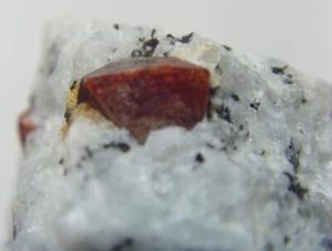 407 Karat Zirkonkristall Mineralprobe in Matrix Mutter Gestein Heiler 53268 - Bild 1 von 8
