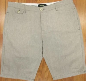 BOGART REGULAR FIT SHORTS 100% COTTON DARK KHAKI Sz 32 - Picture 1 of 4