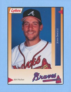 John Smoltz - 1994 Bryan Hotdogs - Atlanta Braves Card - SGA - Regional Issue