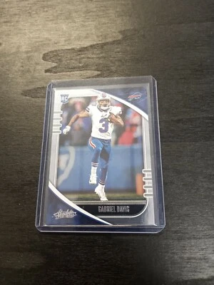 2020 Panini Absolute Gabriel Davis Buffalo Bills Rookie no 136 - Image 1 of 2