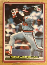 1984 Donruss Action All Stars Reggie Jackson Baseball Card #36 Angels HOF Fair