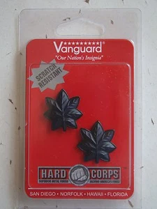 USN US NAVY O-5 CDR COMMANDER'S SUBDUED JACKET SHOULDER RANK INSIGNIA PAIR - Picture 1 of 3