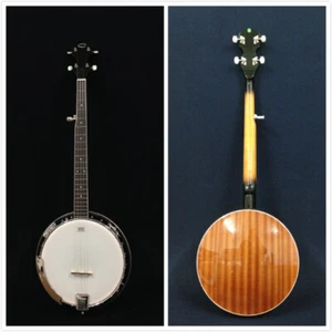 On Sale! Caraya BJ005 5-string Mahogany Resonator Banjo with bag and more - Picture 1 of 10