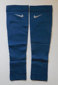 Nike Zoned Support Arm Sleeves Running Adult Unisex Blue Force/Silver L/XL - Picture 1 of 5