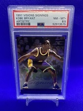 1997 Score Board KOBE BRYANT PSA 8.5 Visions Signings ARTISTRY