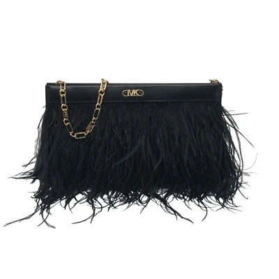 Michael Kors Large East West Tabitha Black Convertible Clutch - Image 1 of 4