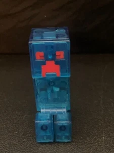 Minecraft Charged Creeper Comic Maker Figure Blue Translucent - Picture 1 of 2