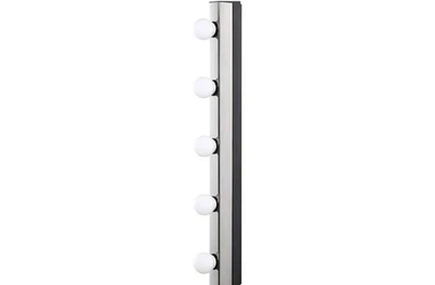 HORIZONTAL OR VERTICAL WALL LAMP  Hollywood mirror IKEA MUSIK CHROME x 2 - Image 1 of 2