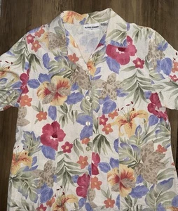 Alfred Dunner geblümte Button-Down-Shorts – Größe 12 - Bild 1 von 5