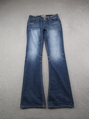 BKE Buckle Stella 低腰靴型深水洗弹力牛仔裤 29x35.5 码 — 第 1/4 张图片