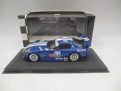 Minichamps 430 971464 Dodge Viper GTS-R 24 Hrs Le Mans 1997 RN64 Chamberlain Eng - Image 1 of 4