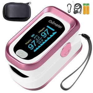 aosenwell Pulse Oximeter Fingertip, 4 Data Pulse Oximeter with Respiration, P... - Picture 1 of 7