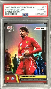 2025 Topps Now Formula 1 27 Charles Leclerc Scores Most Points for Ferrari - Picture 1 of 3