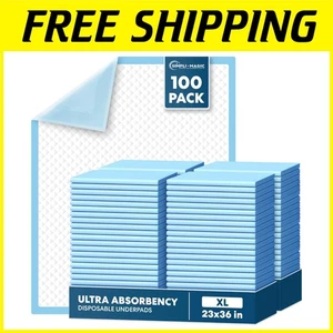 Ultra Absorbent Incontinence Bed Pads 100ct - Picture 1 of 10