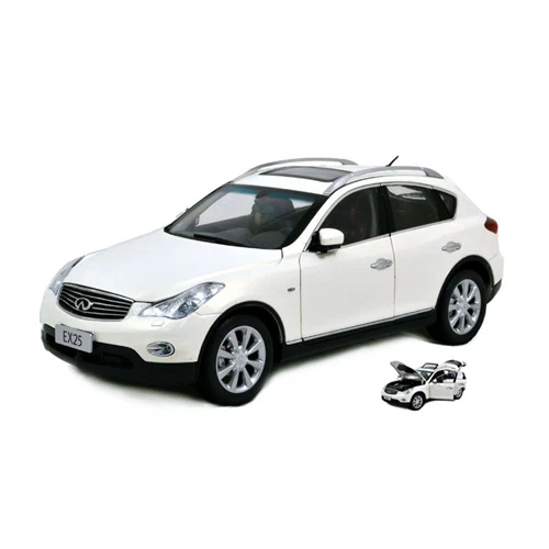 INFINITI EX25 2013 WHITE 1:18 Paudi Model Auto Stradali Modellino Nuovo - Immagine 1 di 2