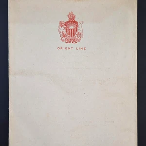 1936 Orient Line SS Otranto Menu Cruise Ship Oceanliner - Picture 1 of 8