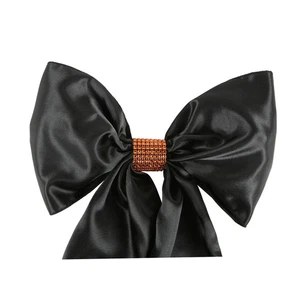 200 Orange Rhinestone Bow Covers - 8 Row - wedding chair sash reusable - Picture 1 of 5