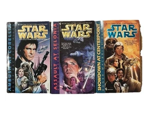 Star Wars Paperback Novel Book Corellian Trilogy Reading Set Lot 3 Vintage 90s - Picture 1 of 4