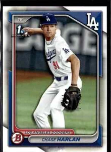 2024 Bowman Draft Paper Chase Harlan Los Angeles Dodgers #BD-96 5 Card Lot - Picture 1 of 2