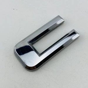 2007-2012 GMC Acadia Emblem Letter Logo Badge Trunk Lid Rear Chrome OEM D28C - Picture 1 of 6