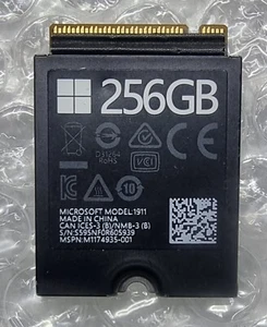 Genuine Microsoft Model 1911 Pcie 256GB M.2 2230 SSD surface Pro tablet Laptop - Afbeelding 1 van 1
