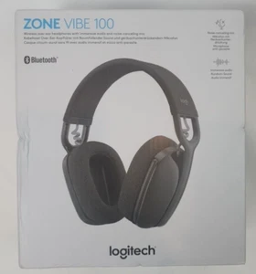 Logitech Zone Vibe 100 Cuffie Bluetooth Mac/PC - Grafite - Foto 1 di 6