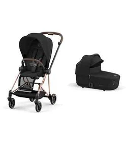 Cybex Mios 3 Piece Complete Pushchair Bundle - Rose Gold / Sepia Black New Seale - Picture 1 of 3