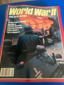 1987 MARCH WORLD WAR II MAGAZINE RAID ON ST. NAZAIRE ISSUE - Picture 1 of 2
