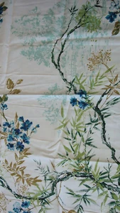 Muestra de tela para decoración de interiores vintage azul Parkleigh 44"X45" - Imagen 1 de 2