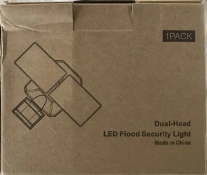 Dual Head LED Flood Security light white - Picture 1 of 2