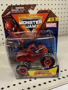 MONSTER JAM TRUCKS 1:64 SERIES 2 COLLECTOR MARVEL SPIDERMAN NEW READ - Picture 1 of 1